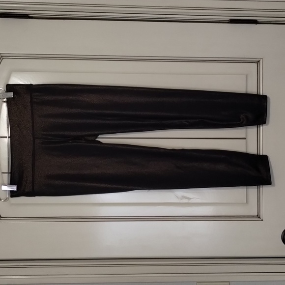 Joy Lab Shimmer Metallic Leggings Size Medium Navy/Brown Shimmer - Picture 1 of 10